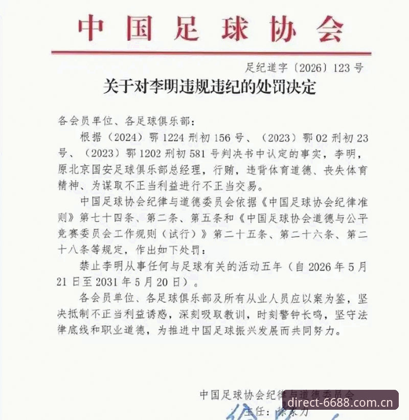 体育官网入口手机版 中国足协第三批禁足名单最新动态:17人终身禁赛,48人遭重罚